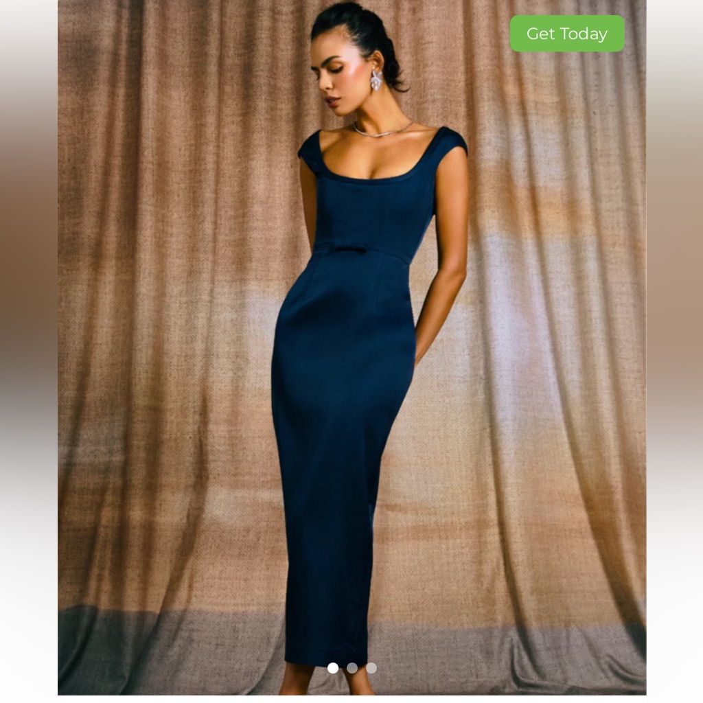 Sau Lee Brooke Column Gown (Nwt)